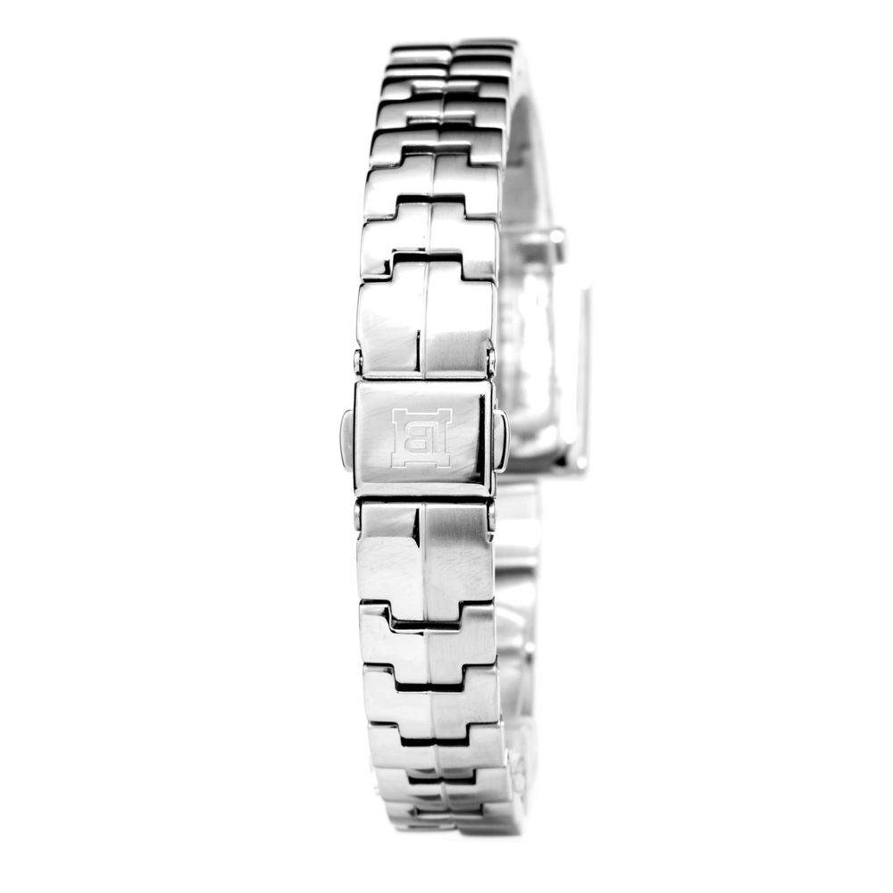 Laura Biagiotti Silberne Edelstahl-Dresswatch