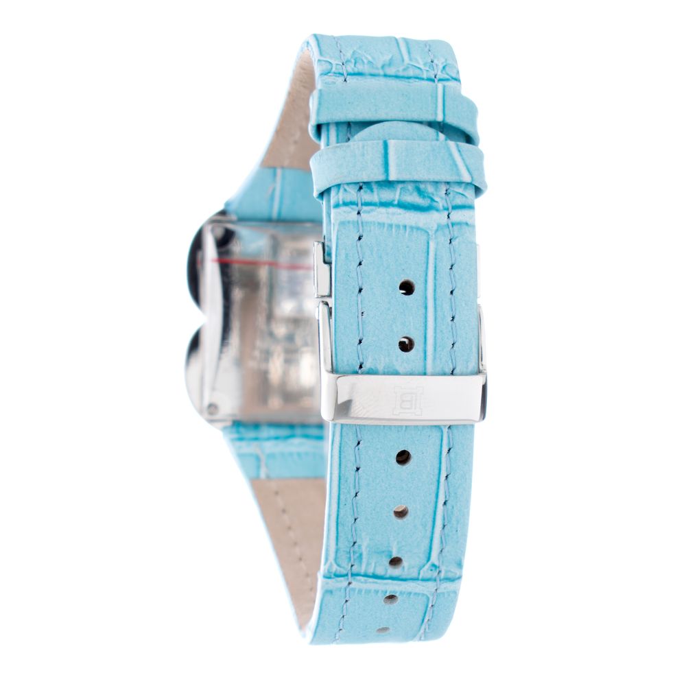 Laura Biagiotti Blaue Leder Armbanduhr