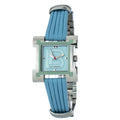 Laura Biagiotti Blaue Lederkleideruhr