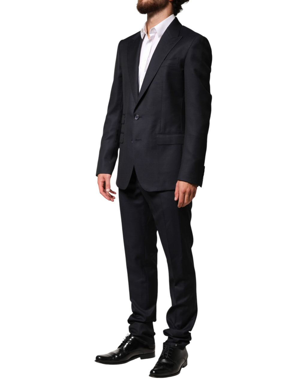 Dolce & Gabbana Schwarzer Woll-Sakko-Anzug für Herren