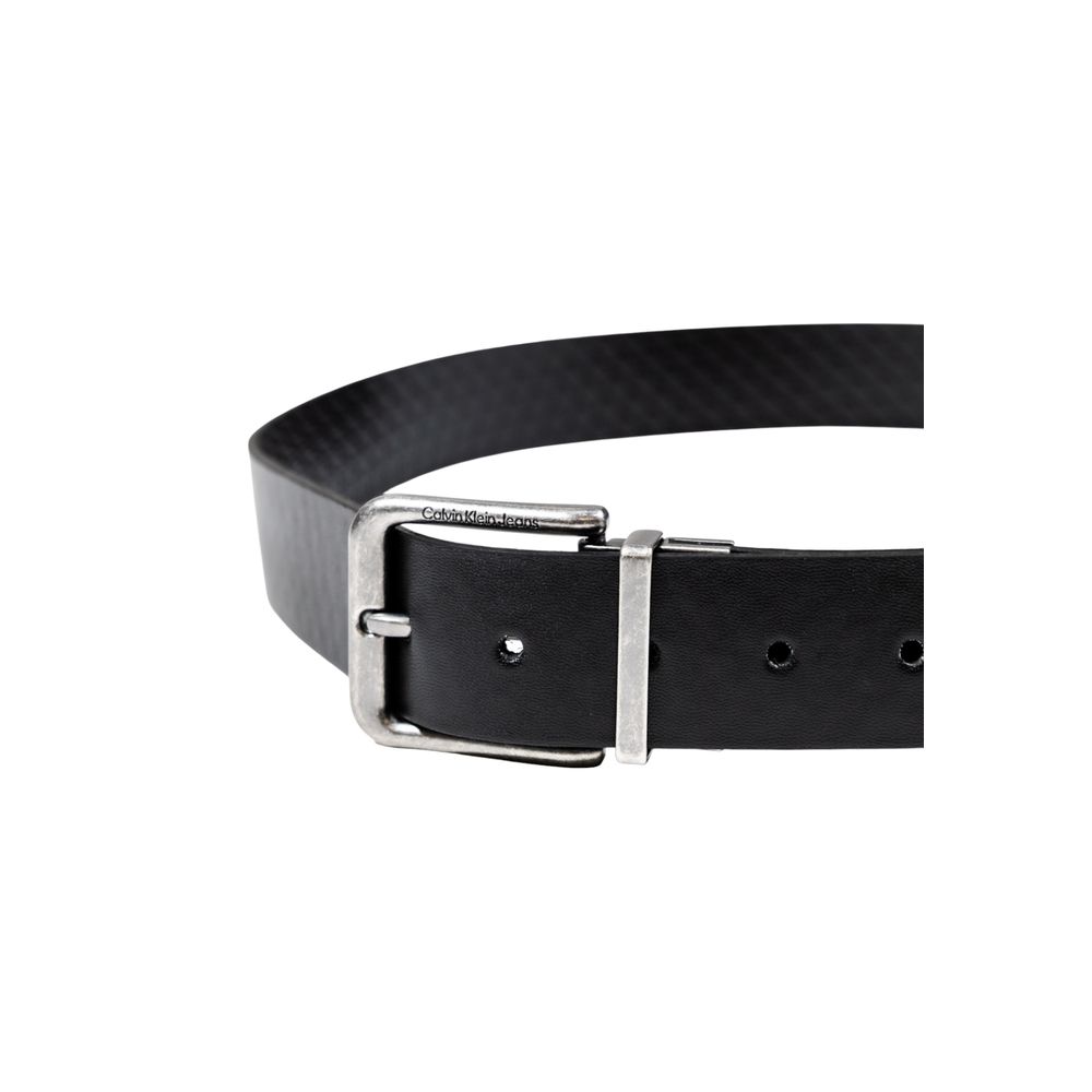 Calvin Klein Schwarzer Ledergürtel