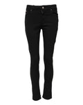 Dolce & Gabbana Schwarze Baumwoll-Jeans im Skinny Fit für den Alltag