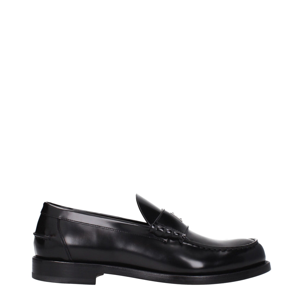 Givenchy Schwarze Loafer aus Leder zum Hineinschlüpfen