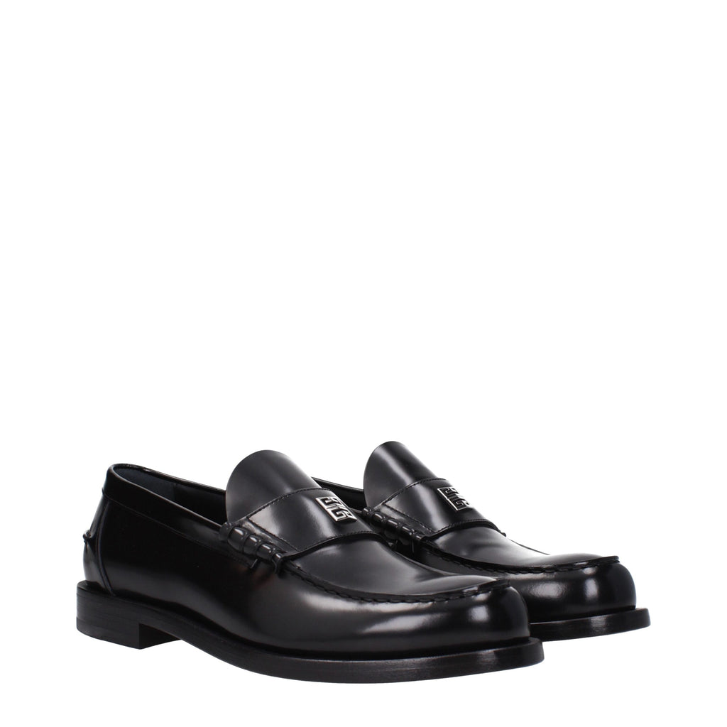 Givenchy Schwarze Loafer aus Leder zum Hineinschlüpfen