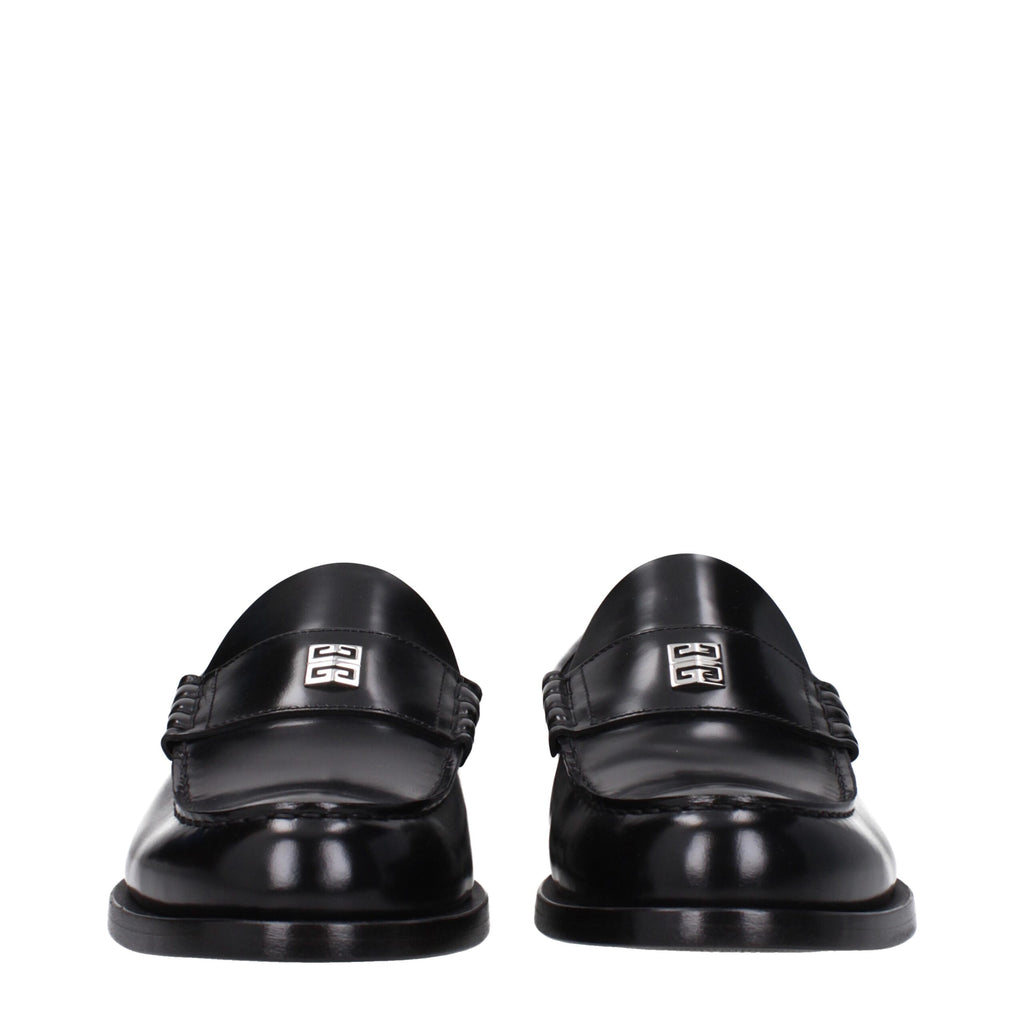Givenchy Schwarze Loafer aus Leder zum Hineinschlüpfen