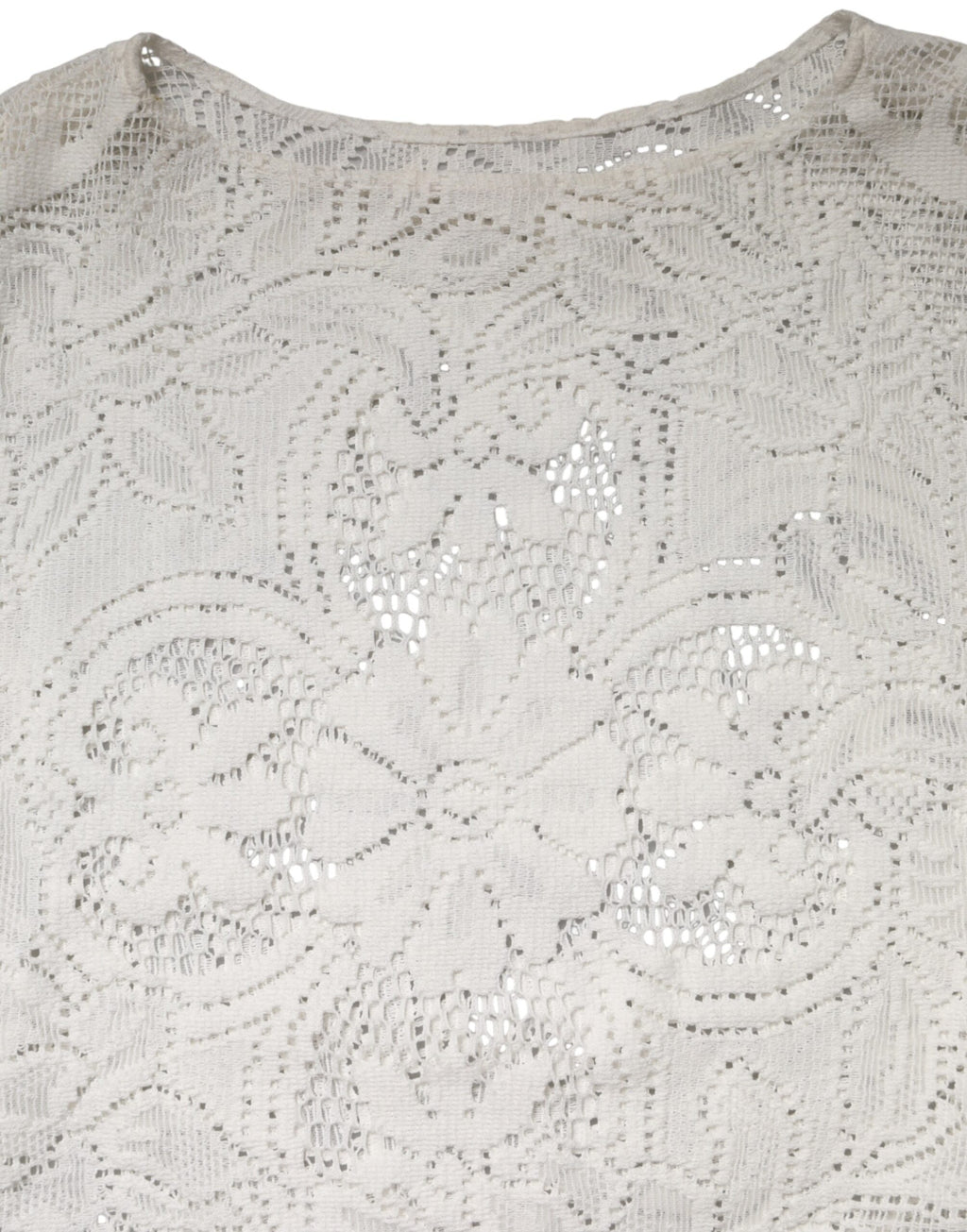 Dolce & Gabbana White Cotton Blouse with Embroidery and Lace