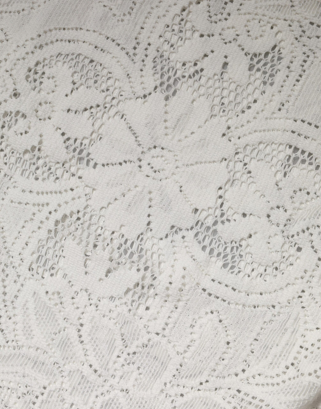Dolce & Gabbana White Cotton Blouse with Embroidery and Lace
