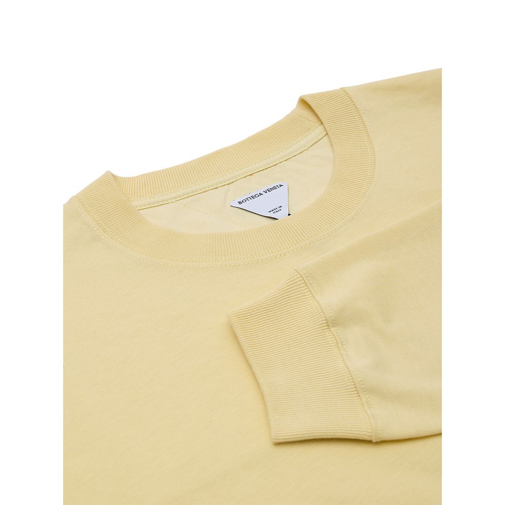 Bottega Veneta Gelber Baumwoll-Sweatshirt