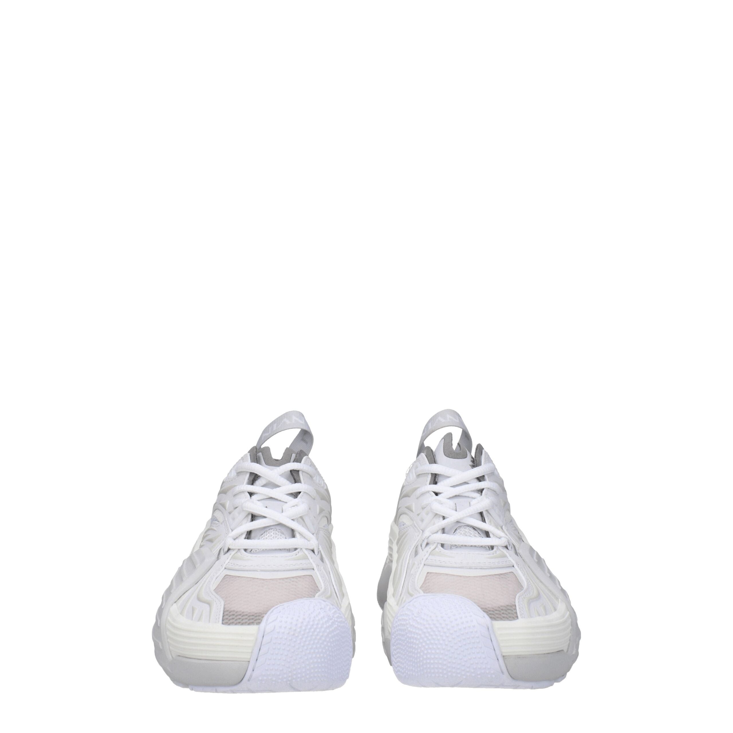 Lanvin Weiße Leder-Sneaker im Athletic-Look