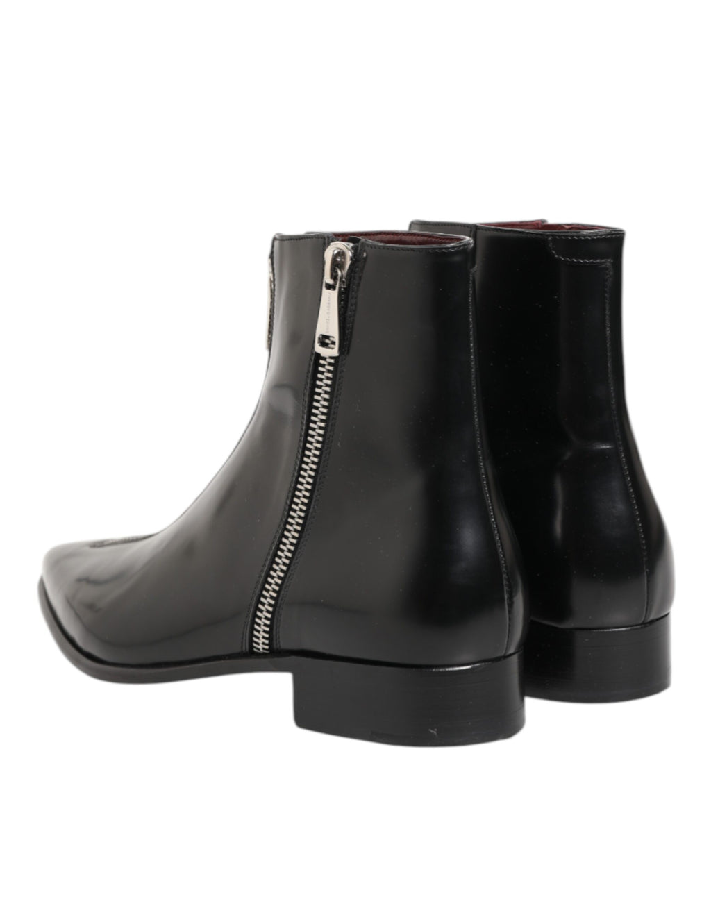 Dolce & Gabbana Black Leather Chelsea Boots