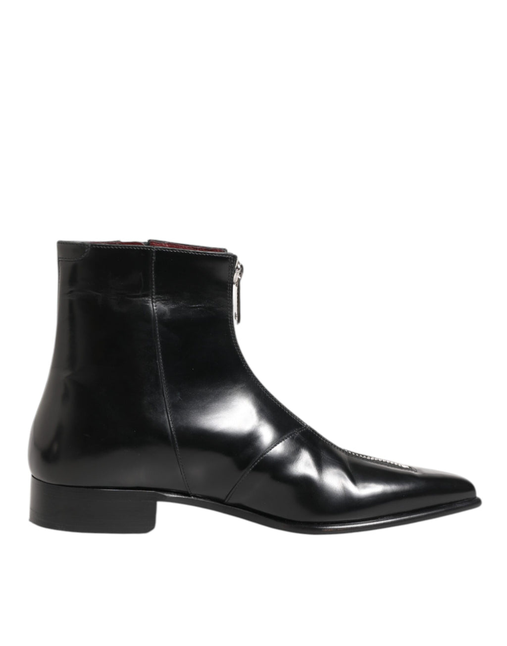 Dolce & Gabbana Black Leather Chelsea Boots