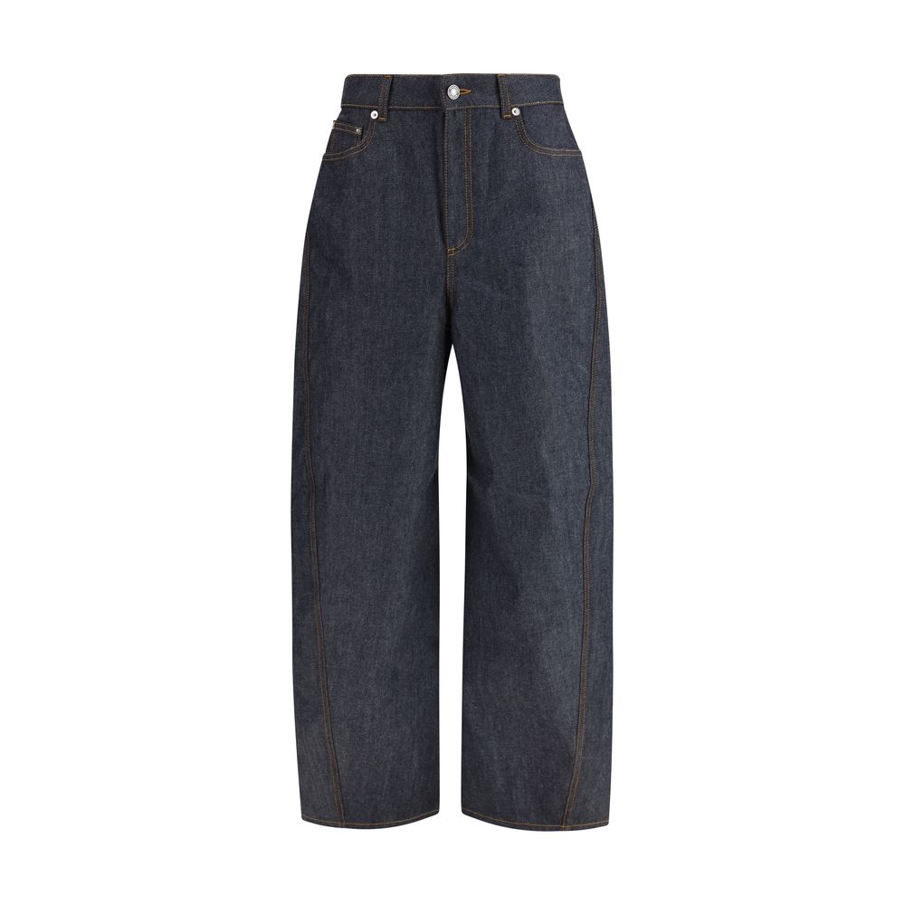 Givenchy Blaue Baumwollhose für die Freizeit