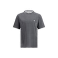 Brunello Cucinelli Graues Baumwoll-T-Shirt