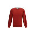 Brunello Cucinelli Mehrfarbiger Sweatshirt aus Fleece-Wolle