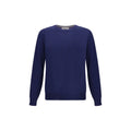 Brunello Cucinelli Blauer Sweatshirt aus Fleece-Wolle