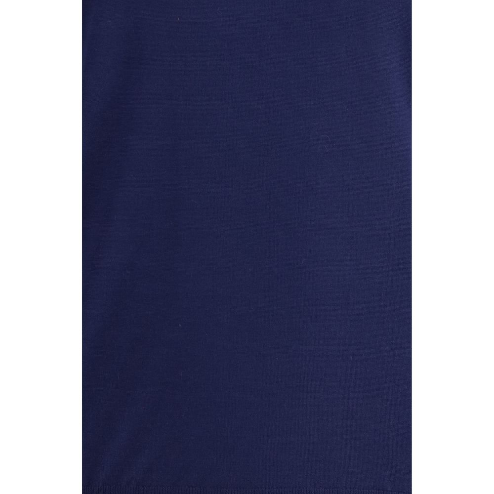 Brunello Cucinelli Blauer Sweatshirt aus Fleece-Wolle