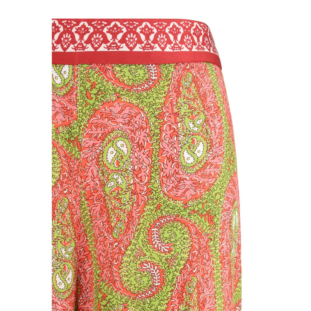 Etro Multicolor Polyester Trousers