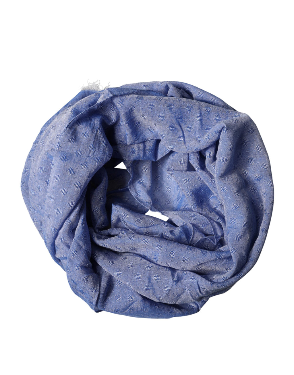 Dolce & Gabbana Blue Lace Cotton Stole, Neck Scarf, Shawl
