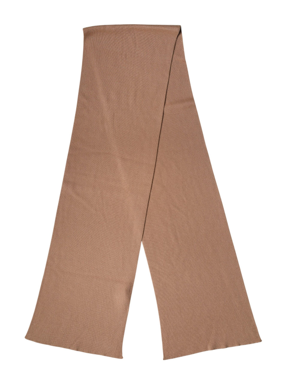 Dolce & Gabbana Brown Cashmere Knitted Neck Scarf