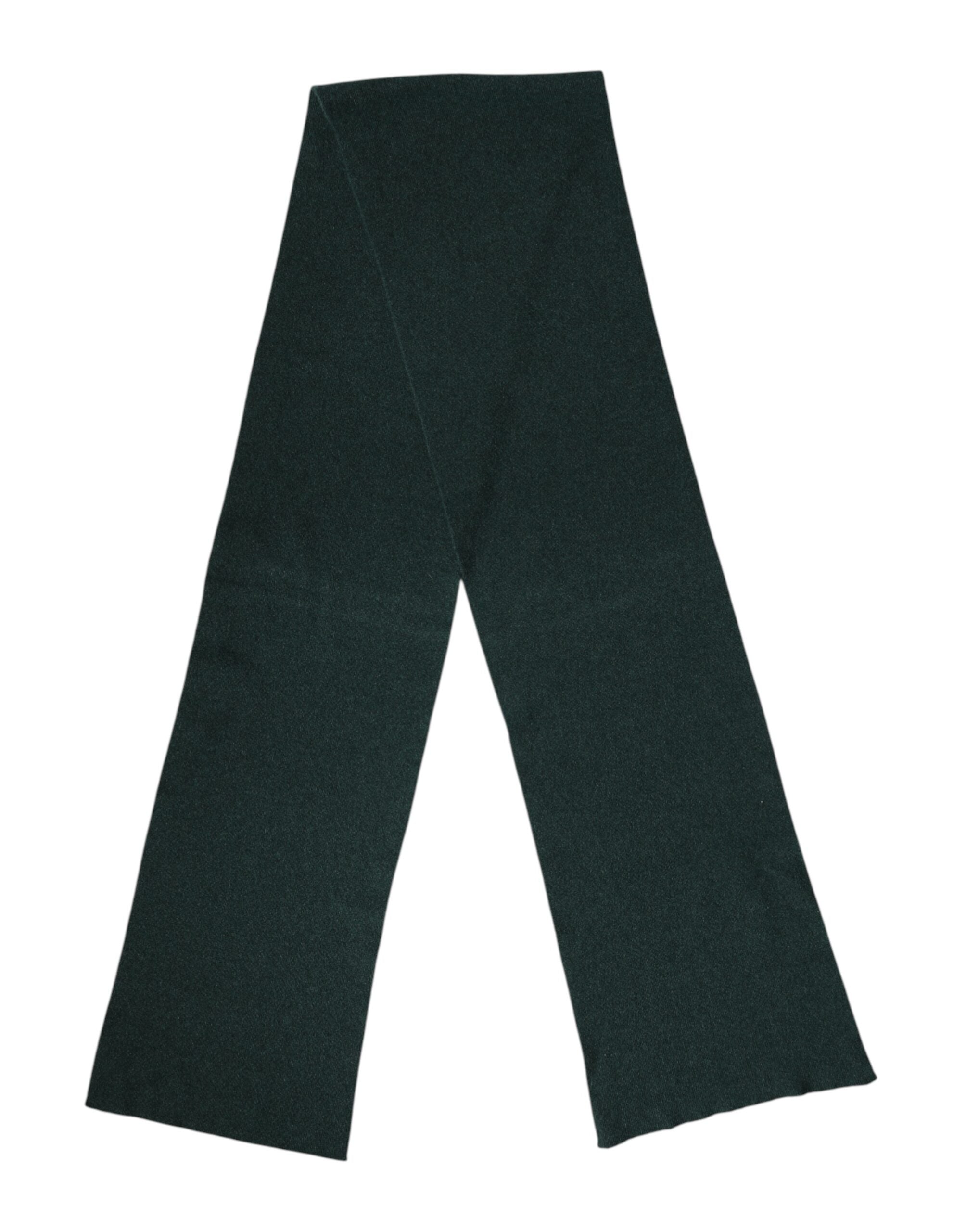 Dolce & Gabbana Green Cashmere Neck Scarf