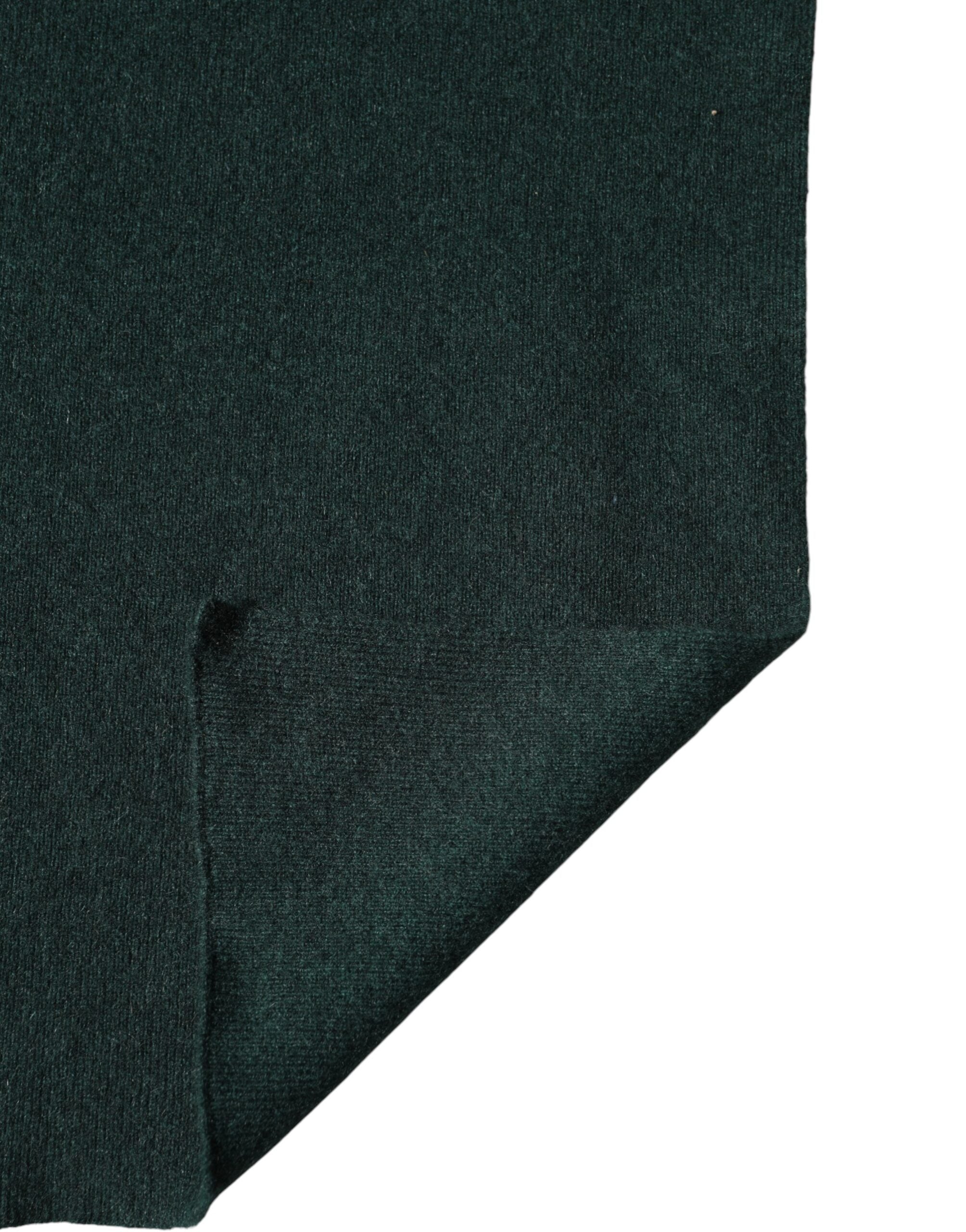Dolce & Gabbana Green Cashmere Neck Scarf