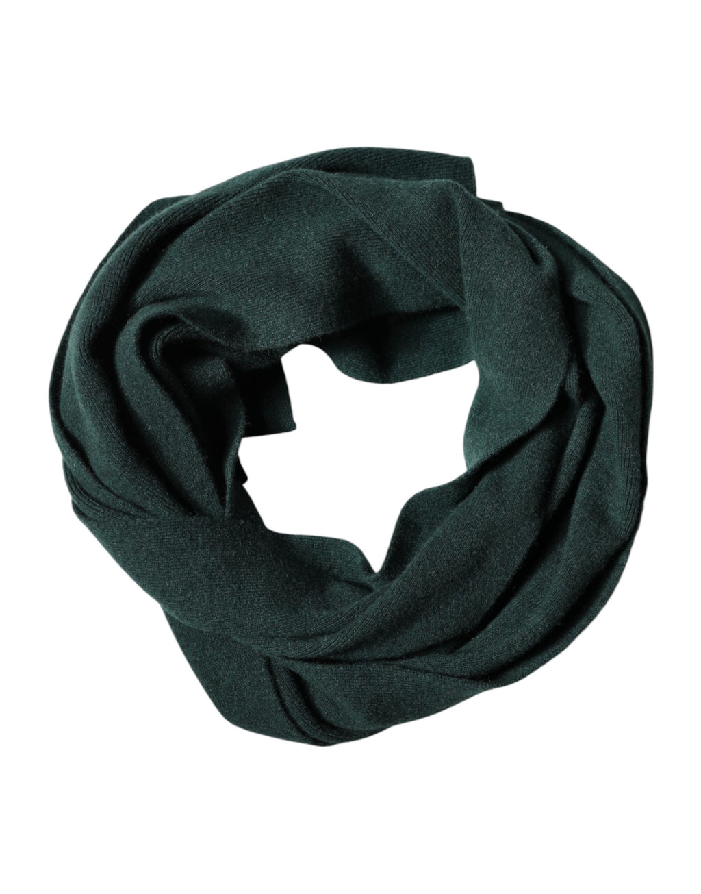 Dolce & Gabbana Green Cashmere Neck Scarf