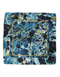 Dolce & Gabbana Multicolor Marmor Quadratisches Foulard-Tuch