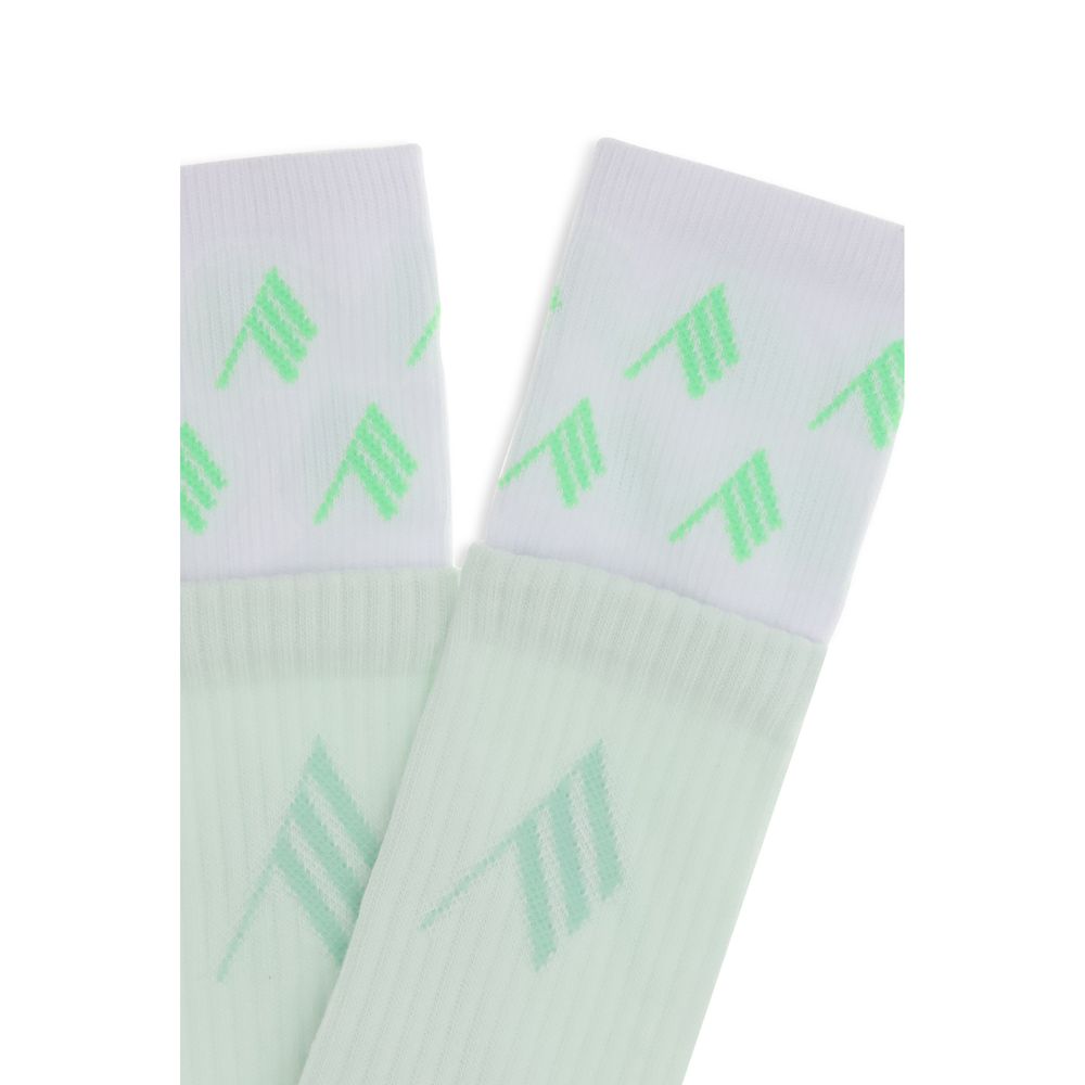 The Attico Two-Tone Cotton Socks
