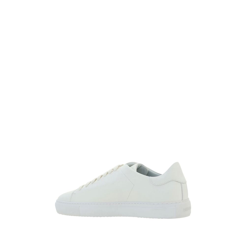 Axel Arigato Weiße Low-Top-Sneaker aus Kalbsleder Bos Taurus