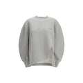 The Attico Grauer Baumwoll-Sweatshirt