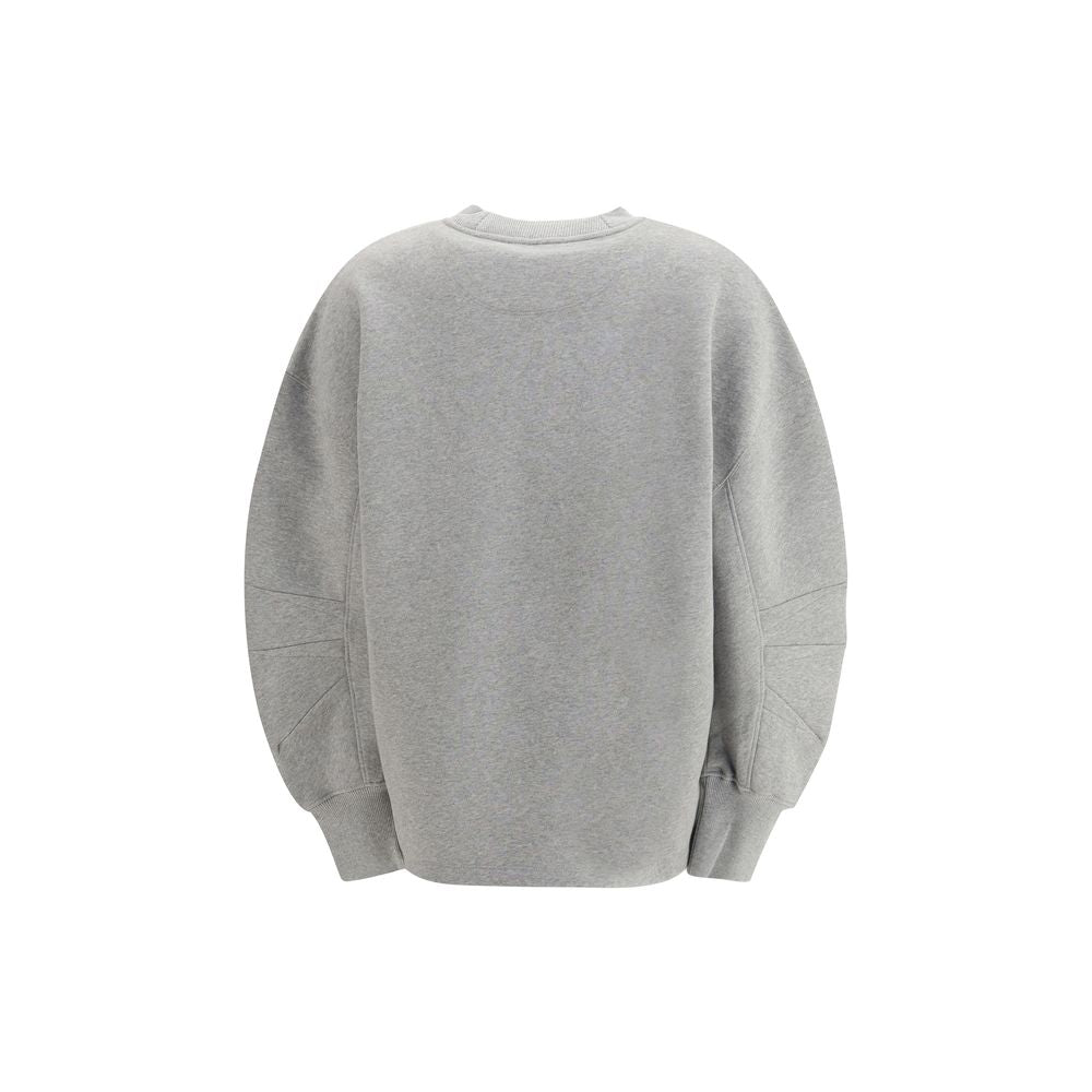 The Attico Grauer Baumwoll-Sweatshirt