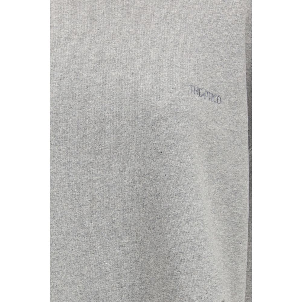 The Attico Grauer Baumwoll-Sweatshirt
