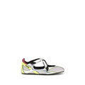The Attico Silver Polyurethane Ballerinas