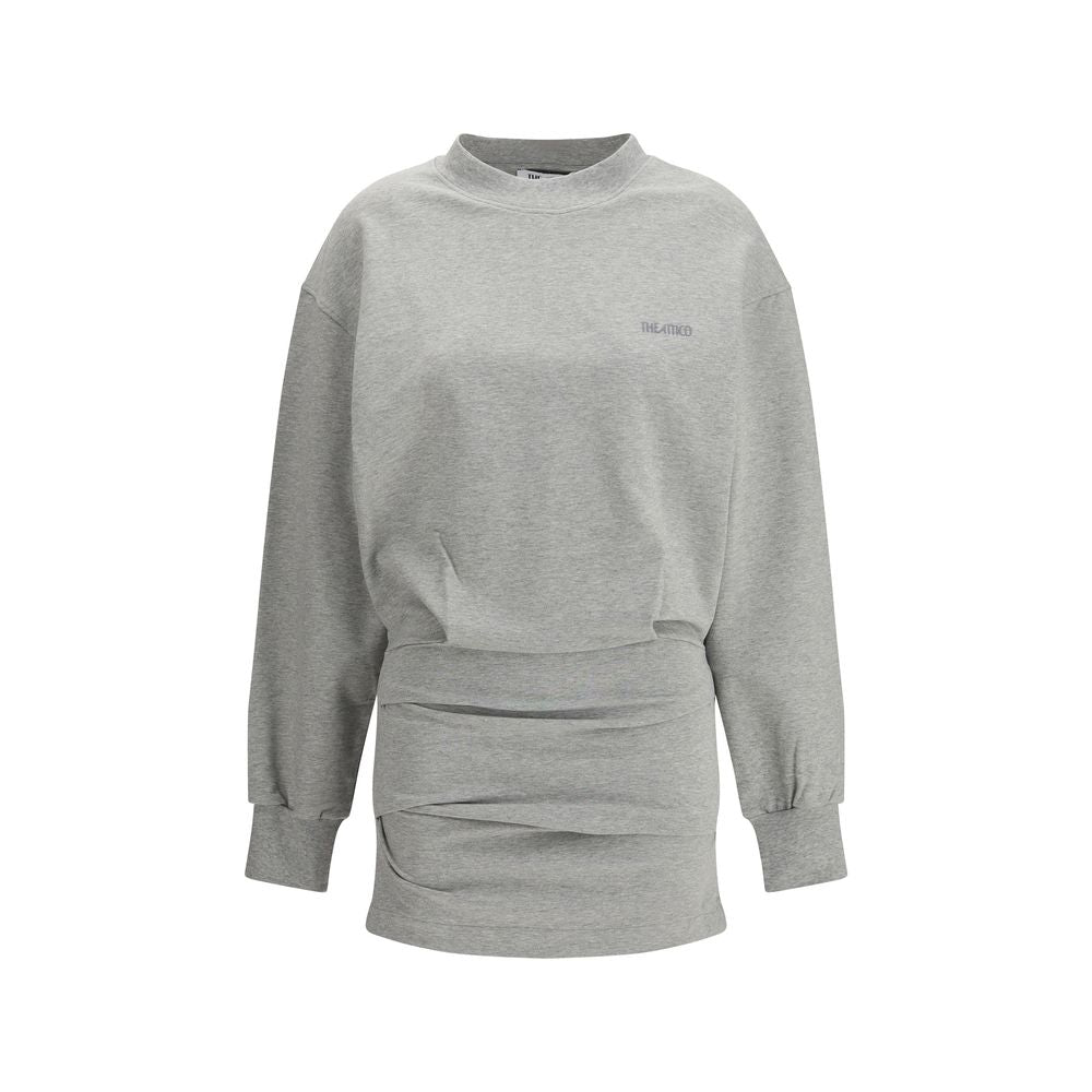 The Attico Grey Cotton Casual Dress