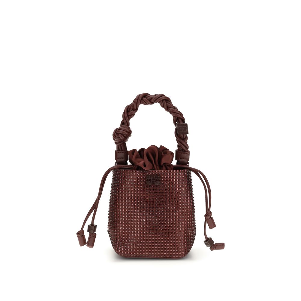 Ganni Burgundy Recycled Polyester Handbag