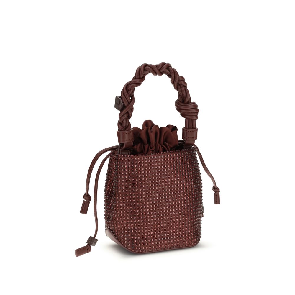 Ganni Burgundy Recycled Polyester Handbag