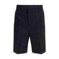 Thom Browne Blaue Bermuda-Shorts aus Polyester