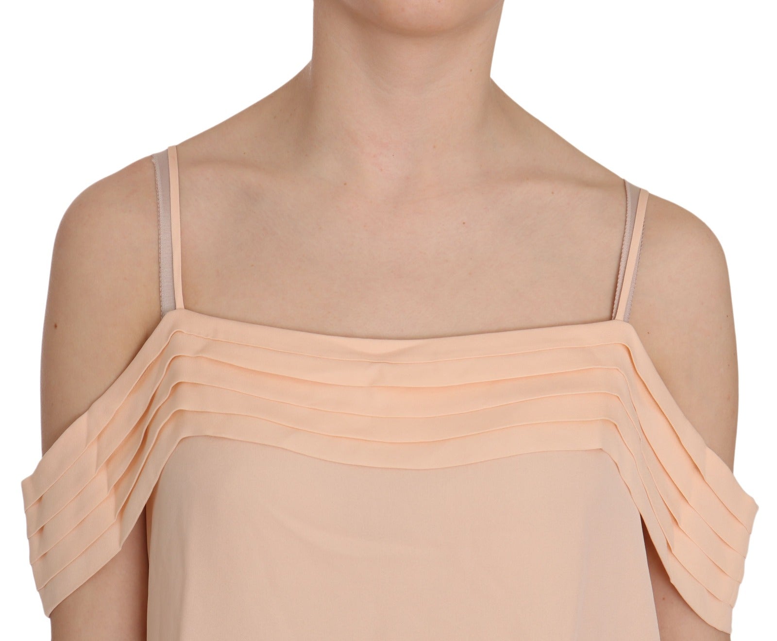 Alexander Wang Orange Carmen Off-Shoulder Blouse with Straps
