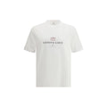 Brunello Cucinelli Weißes Baumwoll-T-Shirt