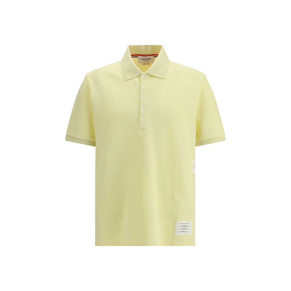 Thom Browne Zweifarbige Baumwoll-Poloshirt