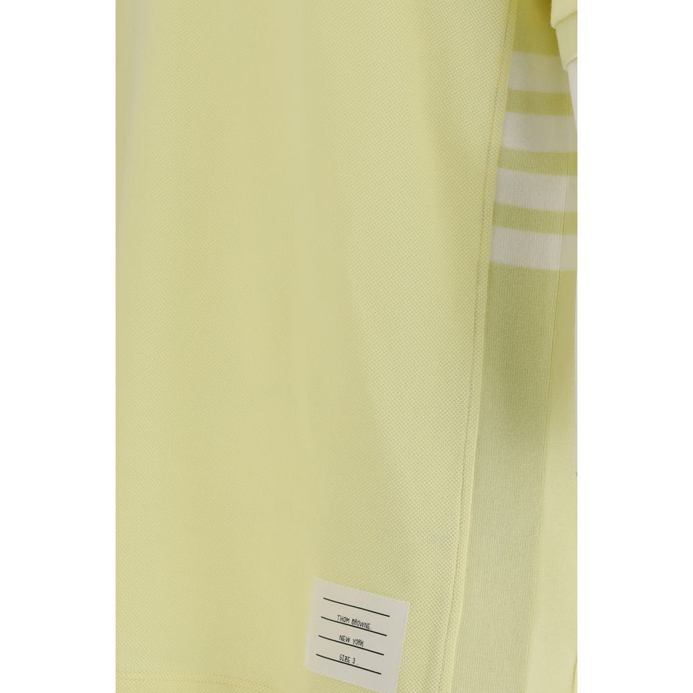 Thom Browne Zweifarbige Baumwoll-Poloshirt