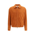 Brunello Cucinelli Multicolor Calf Leather Bos Taurus Jackets and Coat