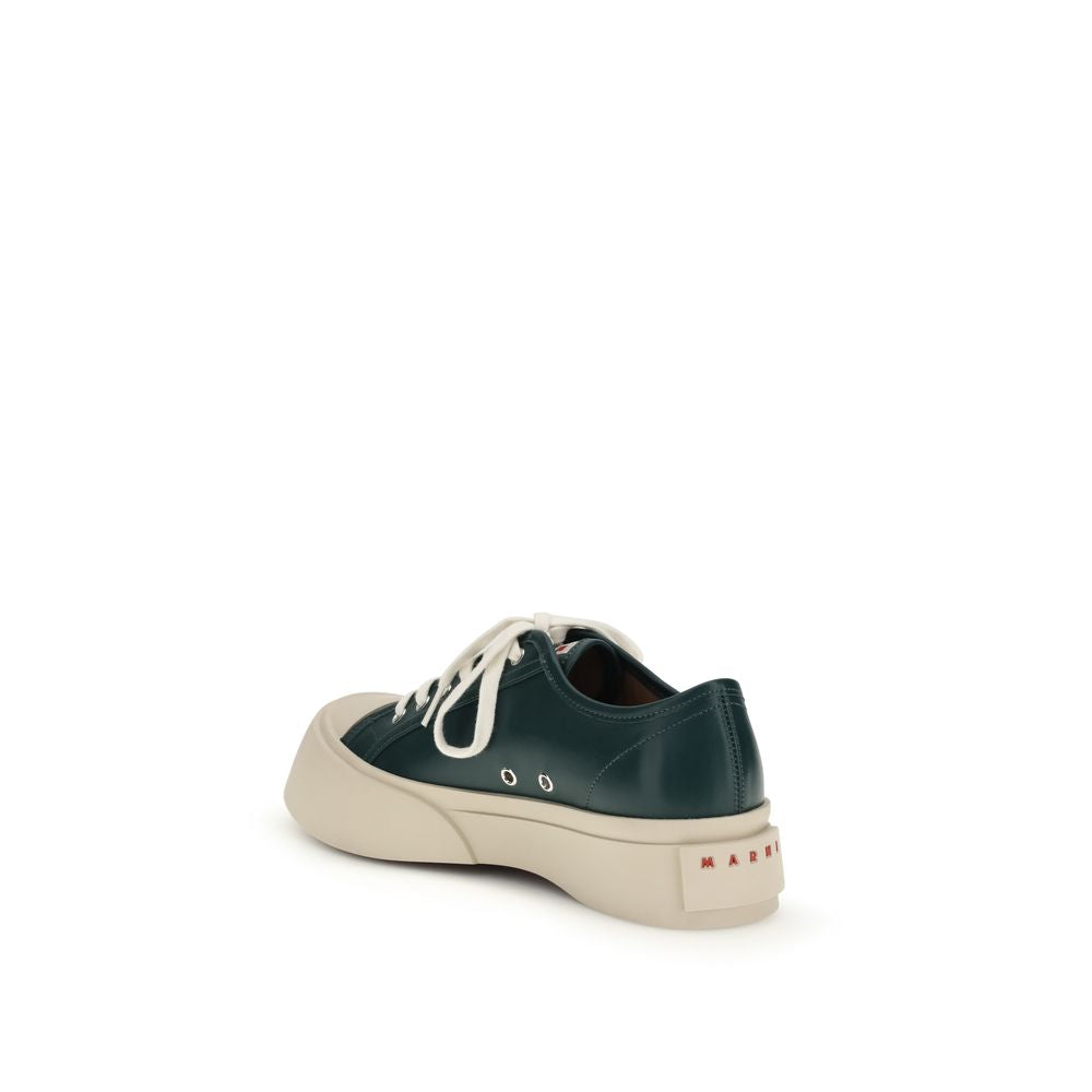Marni Schwarze Napa Leder / Kalbsleder Bos Taurus Chunky Sneaker