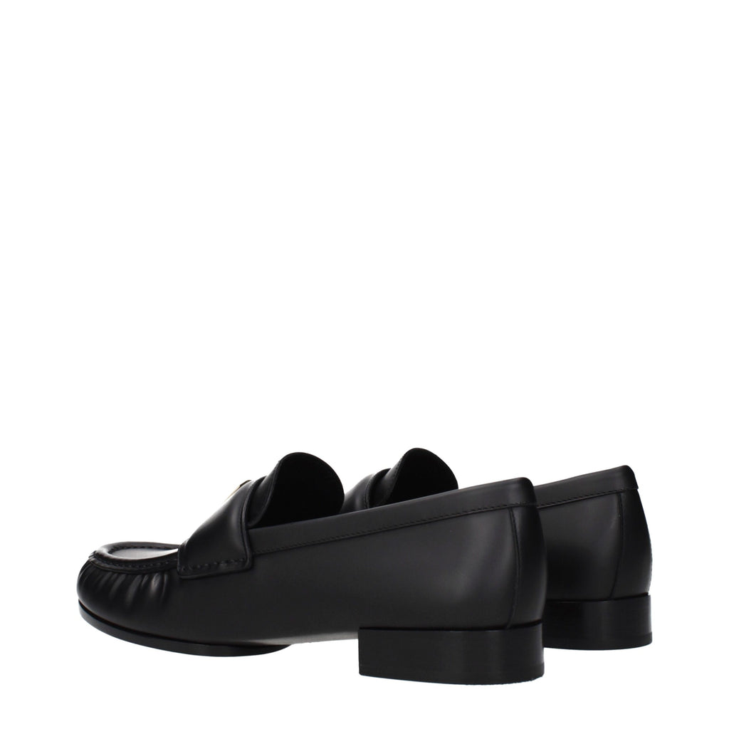 Givenchy Schwarze Leder Loafer zum Hineinschlüpfen