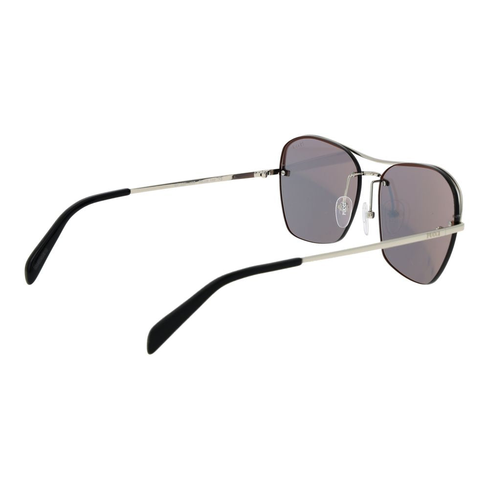 Emilio Pucci silver-tone metal sunglasses