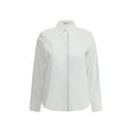 Brunello Cucinelli White Cotton Shirt
