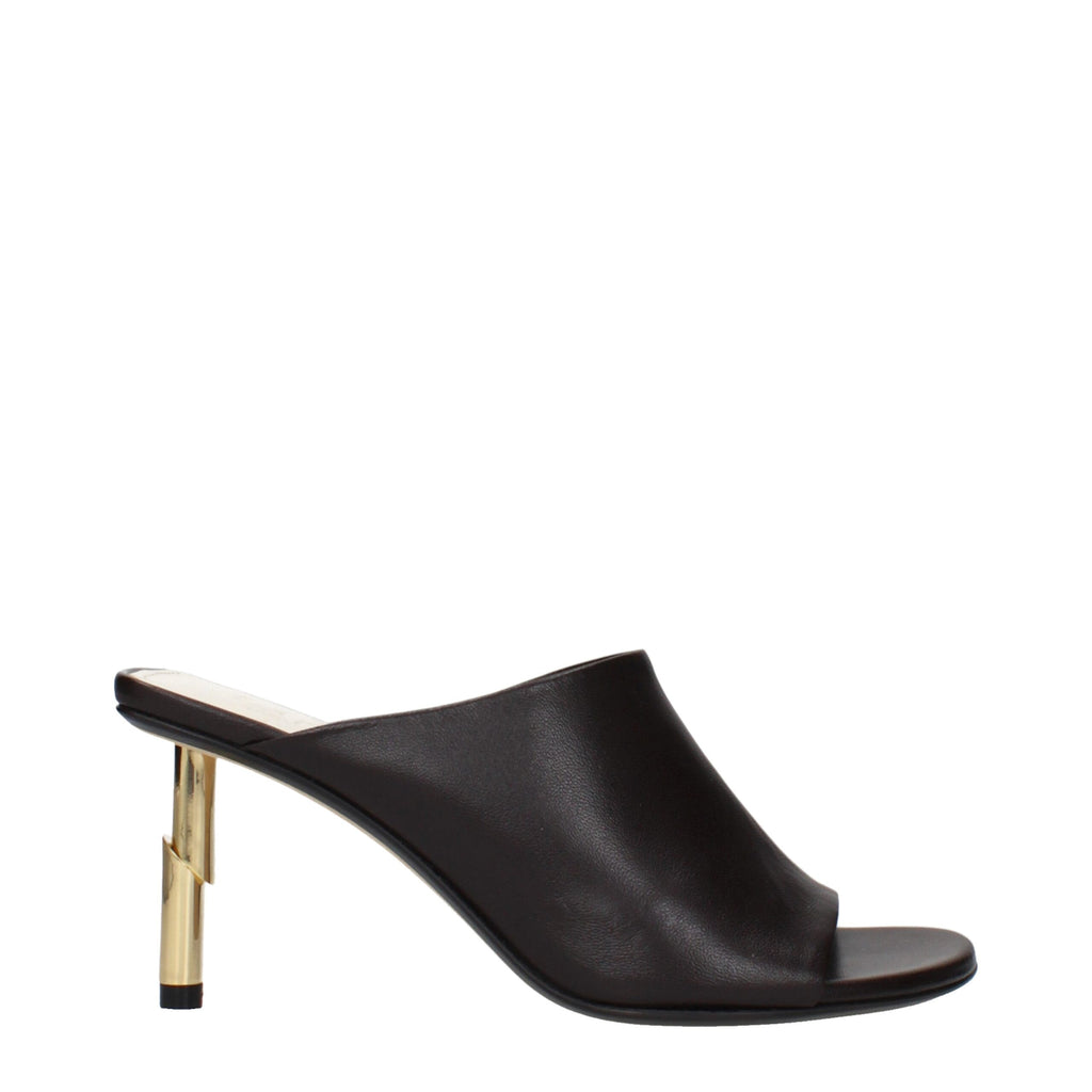 Lanvin Schwarze Leder Pumps mit hohem Absatz