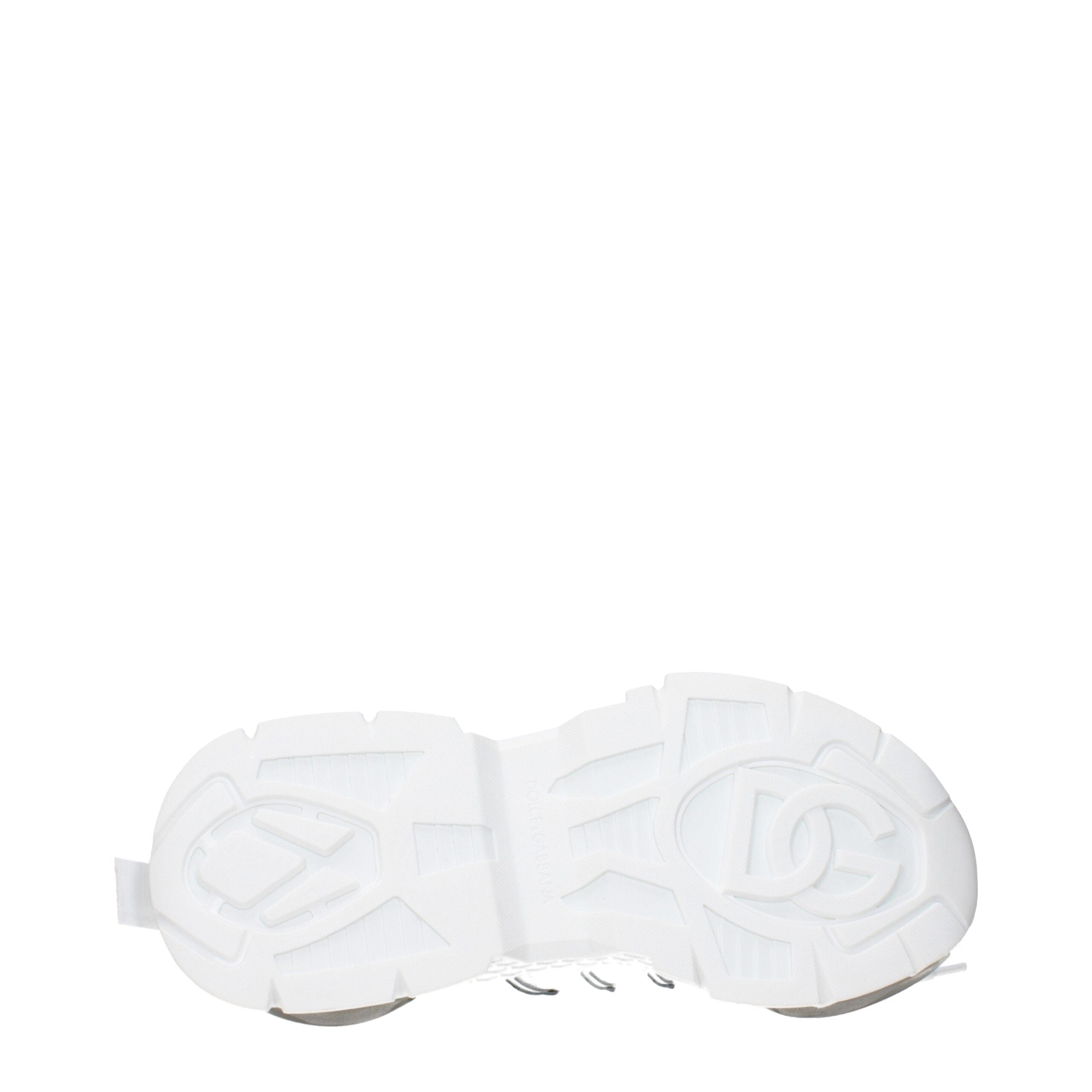 Dolce & Gabbana Weiße Stoff-Sneaker im Athletic-Look