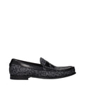 Dolce & Gabbana Schwarze Loafer aus Stoff zum Hineinschlüpfen