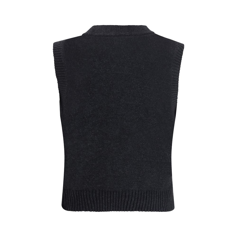Ganni Black Wool Sweater
